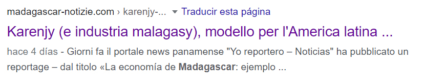 Madgascar Notizie