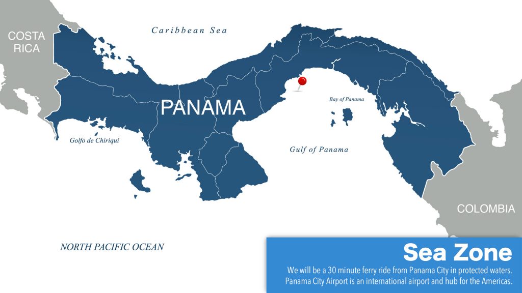 El crucero residencial MS Satoshi arribará al Golfo de Panamá en