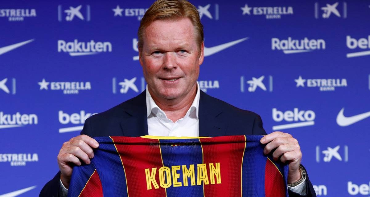 Ronald Koeman, el director técnico del Barcelona ya tiene resultados