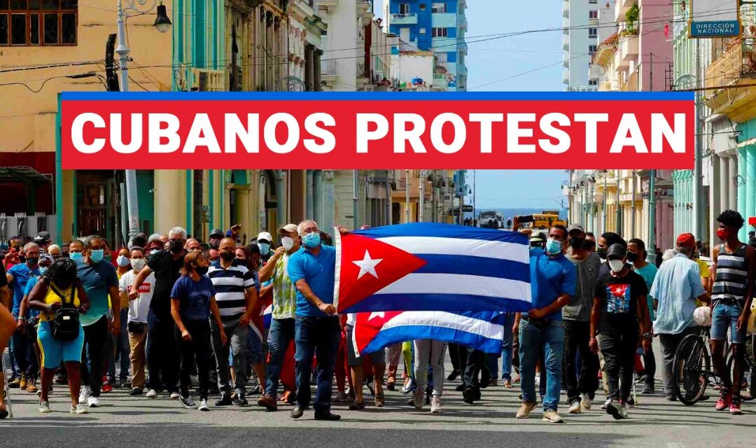 Cubanos protestan por falta de alimentos, medicinas y apagones