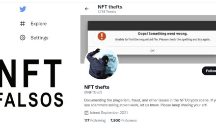Cuenta en Twitter identifica NFT plagiados