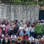 Cubanos protestaron frente a la Embajada de Costa Rica