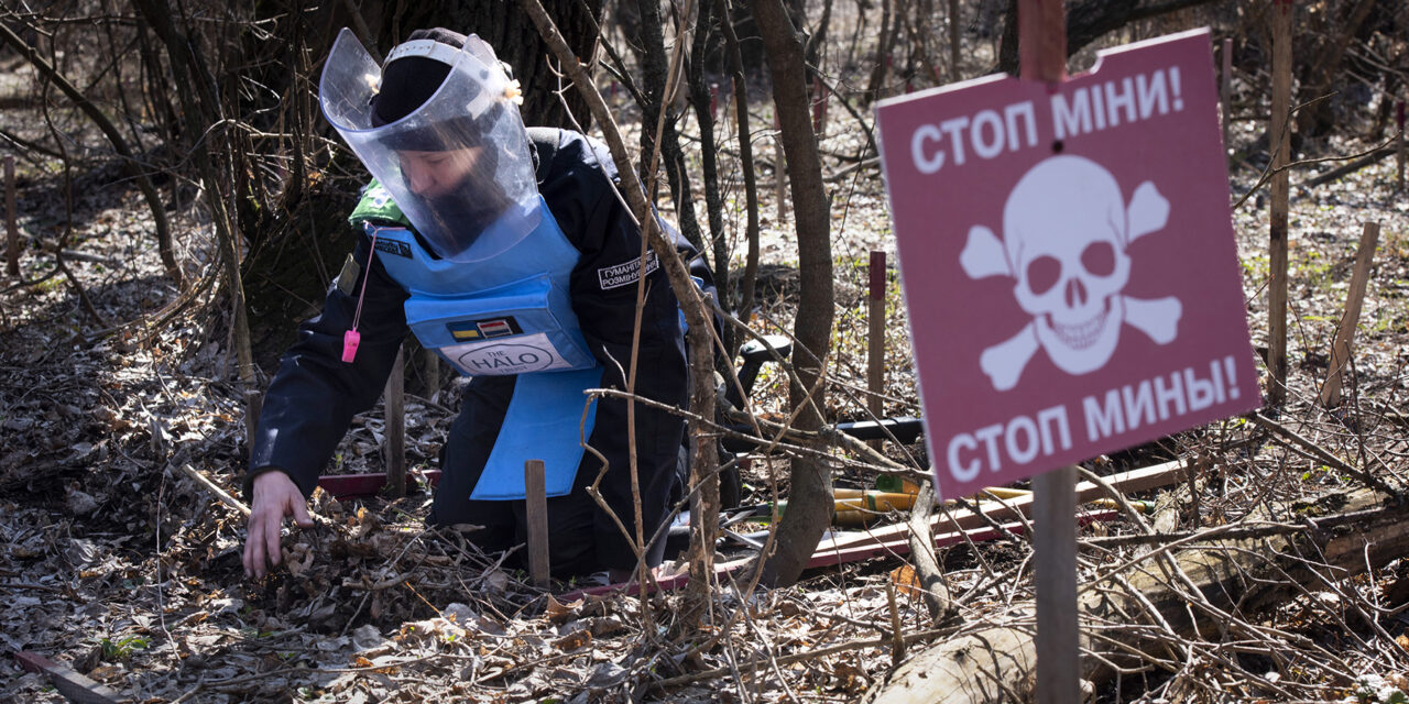 Ucrania es uno de los países más plagados de minas terrestres