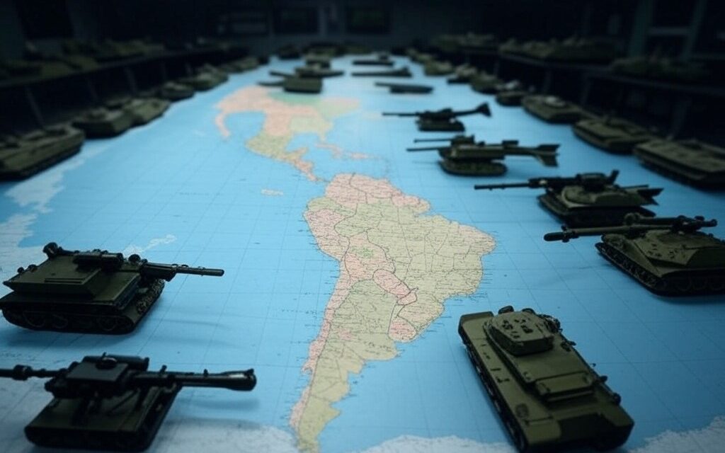 Estos son los 3 países con más gasto militar en América Latina en 2024