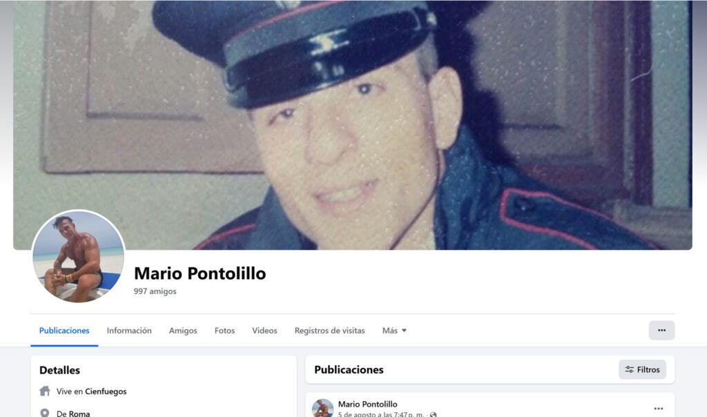 El protagonista de ese acto de locura es un ciudadano italiano de nombre Mario Pontolillo, originario de Roma y residente en Cienfuegos (Cuba)