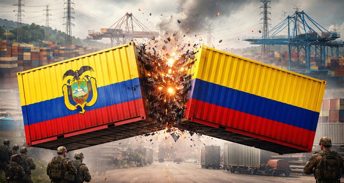 Ecuador y Colombia entran en guerra comercial