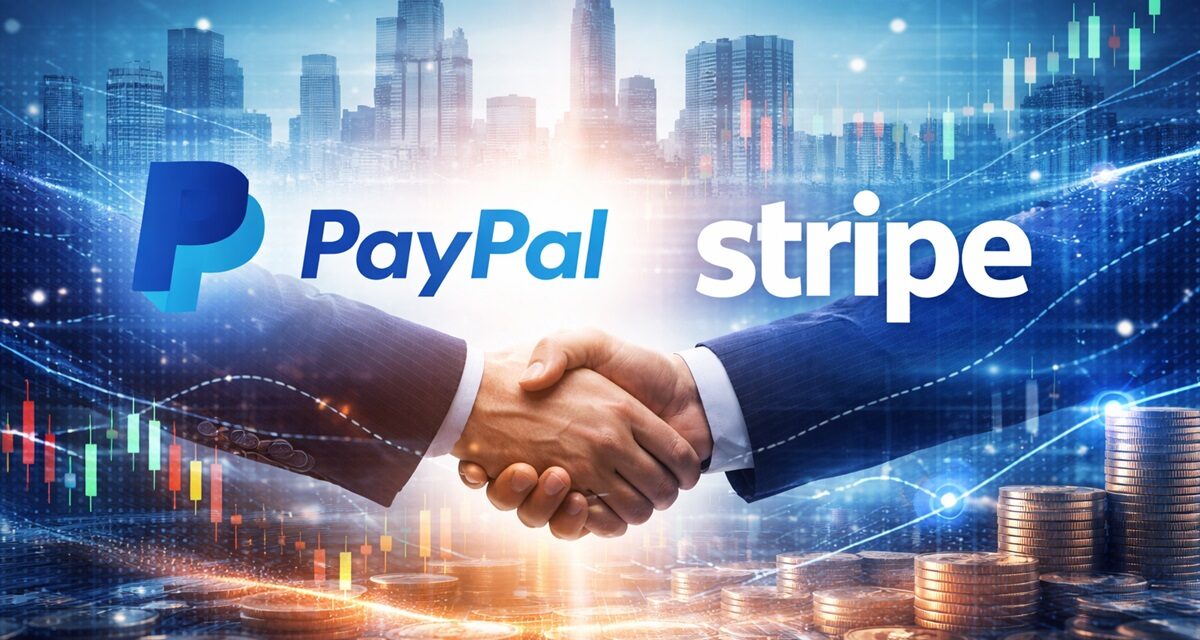 PayPal y Stripe, una fusión que podría redibujar el mapa global de pagos