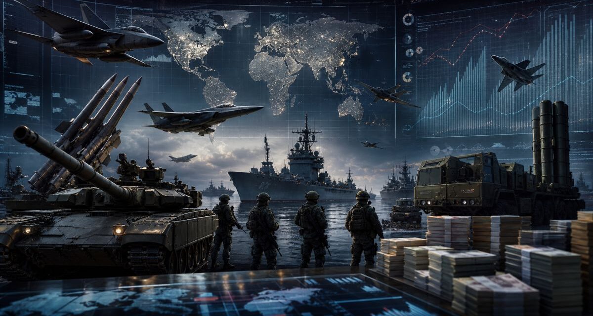 El gasto militar mundial rompe todos los récords