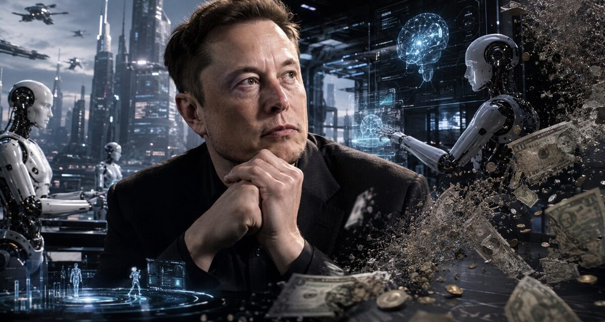 Musk pone fecha al dominio de la IA y al fin del dinero